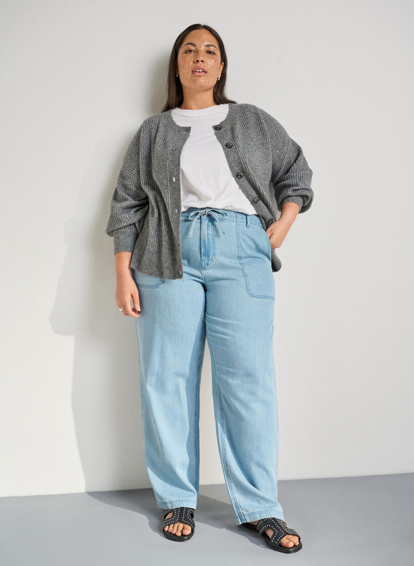 Platte sandalen met studs, Zwart, Image image number 0