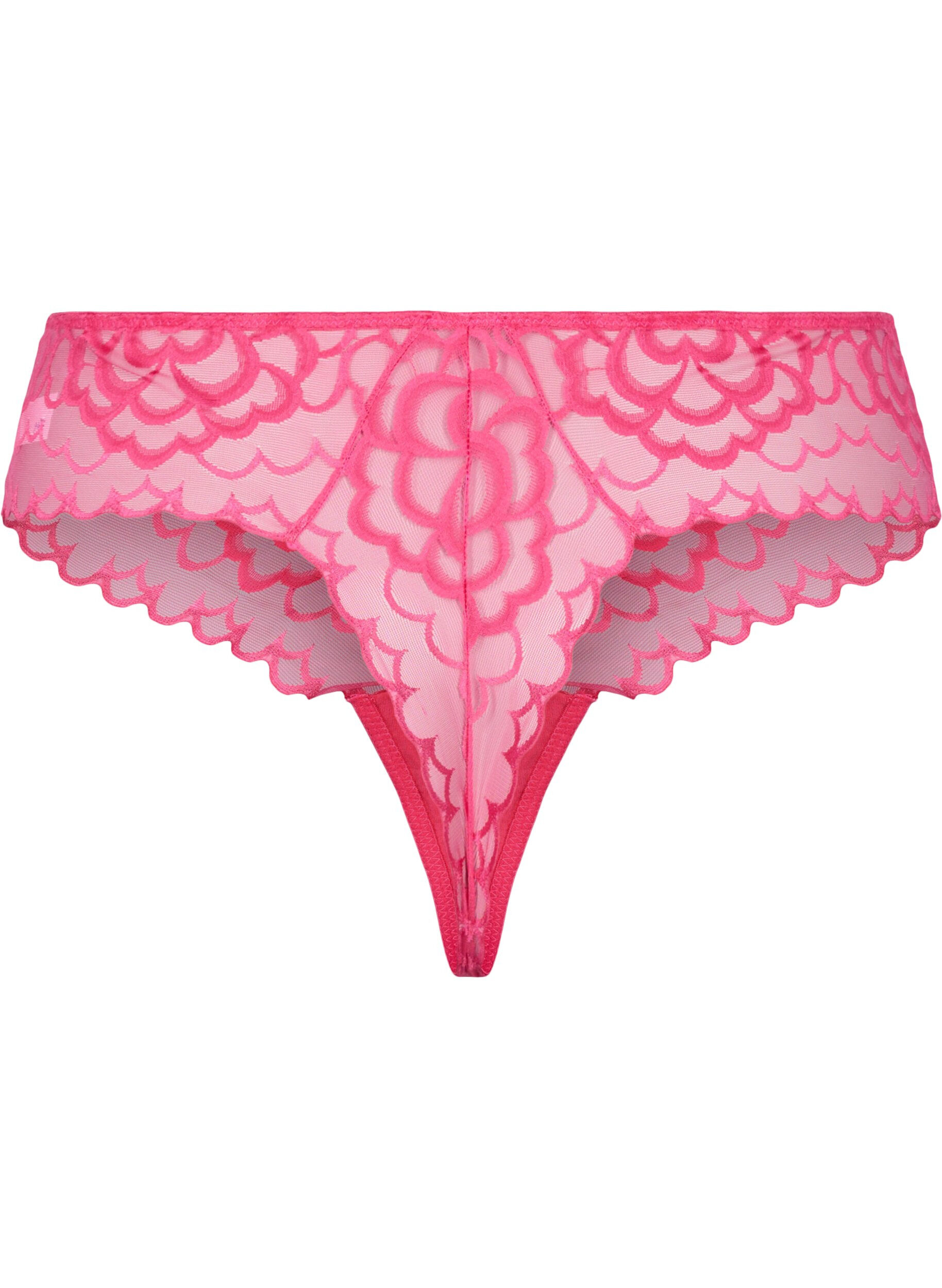 Zizzi String met kant en normale taille, Jazzy, Packshot image number 1