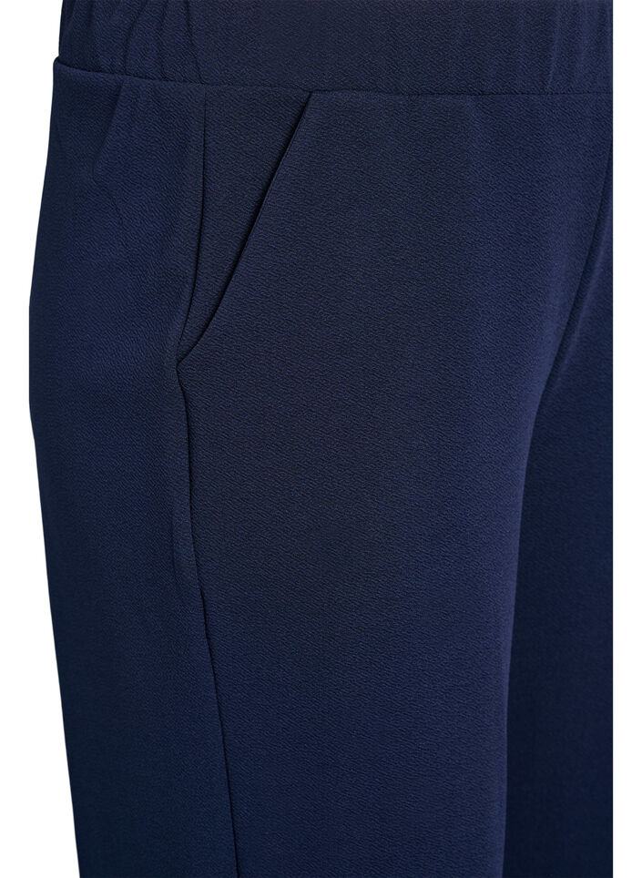 Losse broek met 7/8 lengte, Blauw, Packshot image number 2