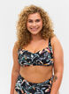 Bikinitop met print, Leaf Print, Model image number 0