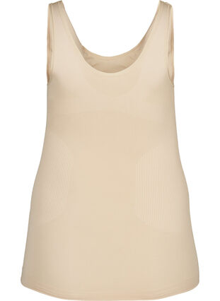 Shapewear top met brede bandjes, Nude, Packshot image number 1