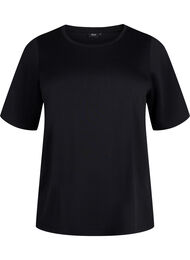 T-shirt in modalmix, Black