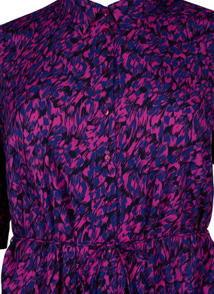 FLASH - Overhemdjurk met print, Pink Blue AOP, Packshot image number 2