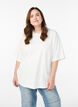 Oversized T-shirt met halflange mouwen, Wit, Model image number 0