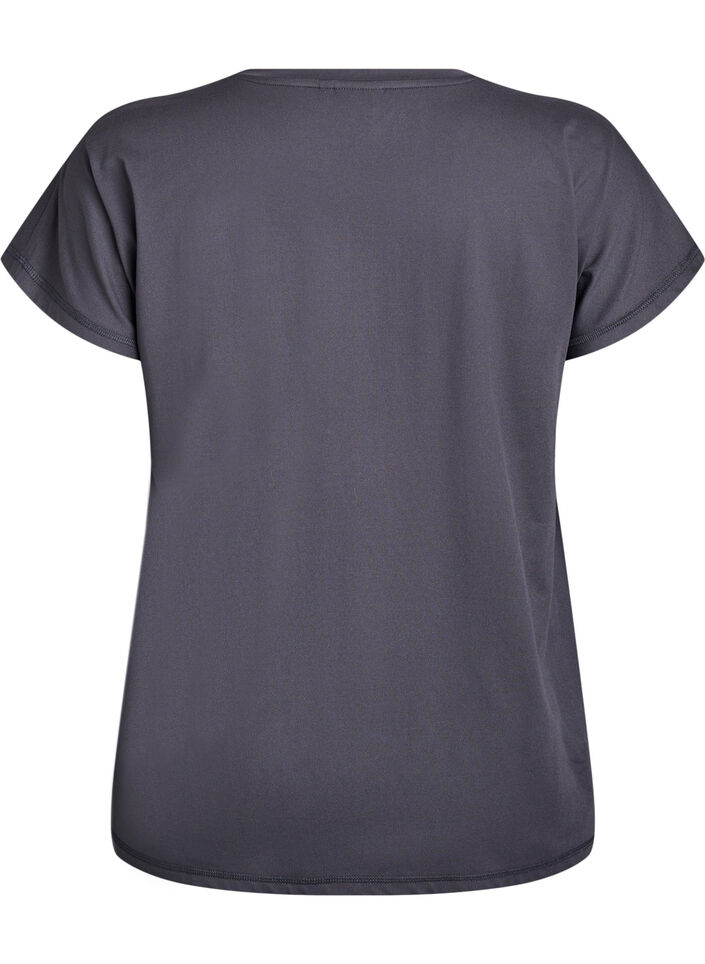 Effen gekleurd trainingsshirt, Grijs, Packshot image number 1