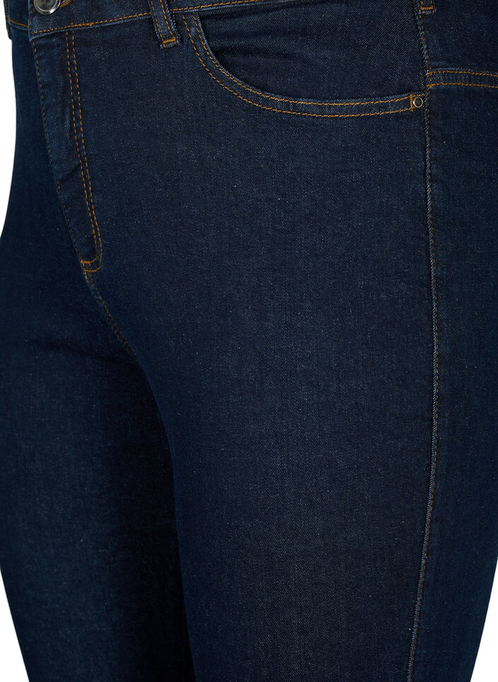 Ellen bootcut jeans met hoge taille, Blauw, Packshot image number 2