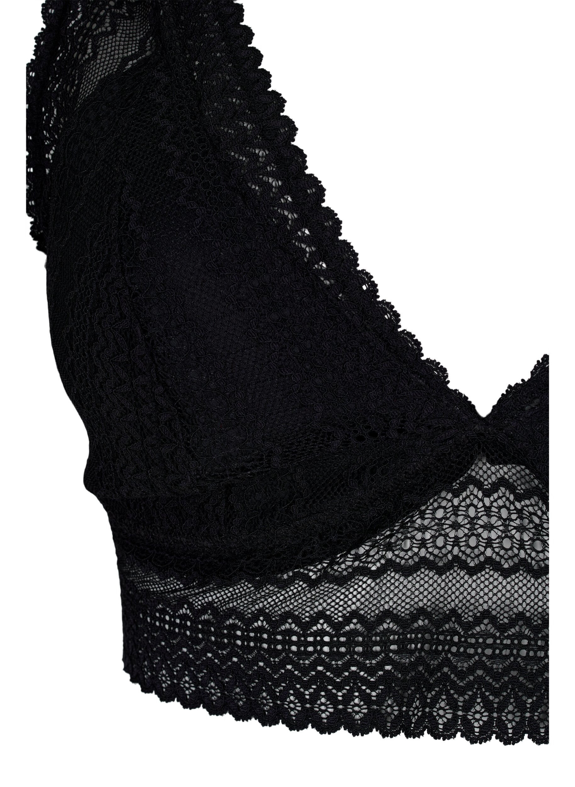 Zizzi Kanten beha met zachte padding, Black, Packshot image number 2