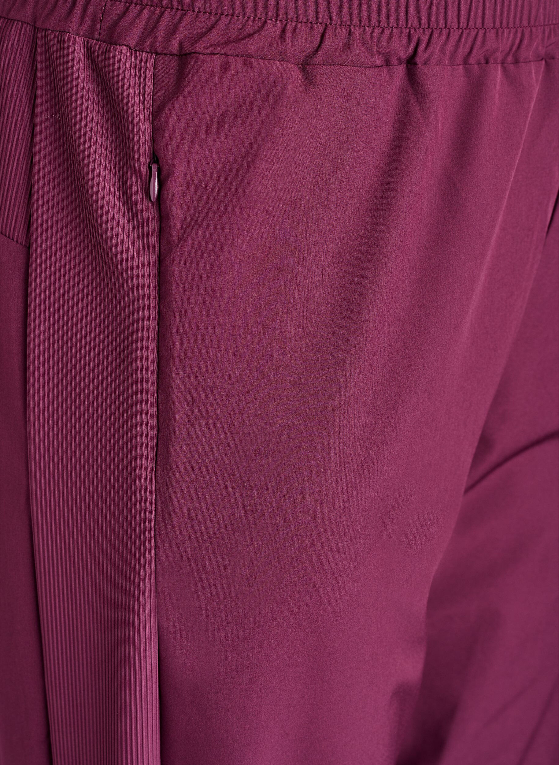 Zizzi Lichte trainingsbroek met zakken, Rood, Packshot image number 2