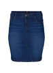 Nauwsluitende denim rok, Blauw, Packshot image number 0