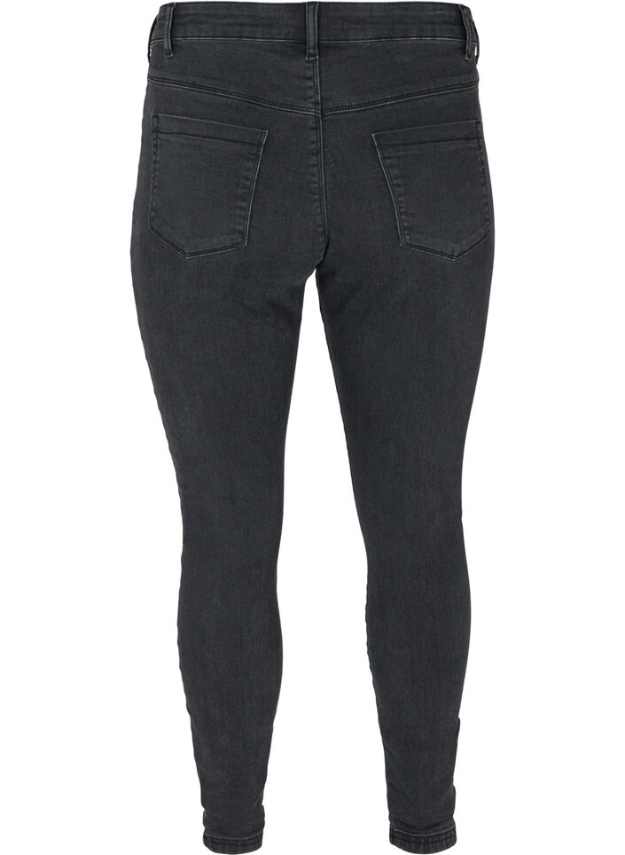 Jeggings in katoenmix, Grey Denim, Packshot image number 1