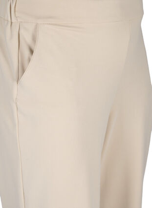 Effen culotte broek met zakken, Off White, Packshot image number 2