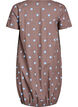 Katoenen jurk met korte mouwen en print, Blauw, Packshot image number 1