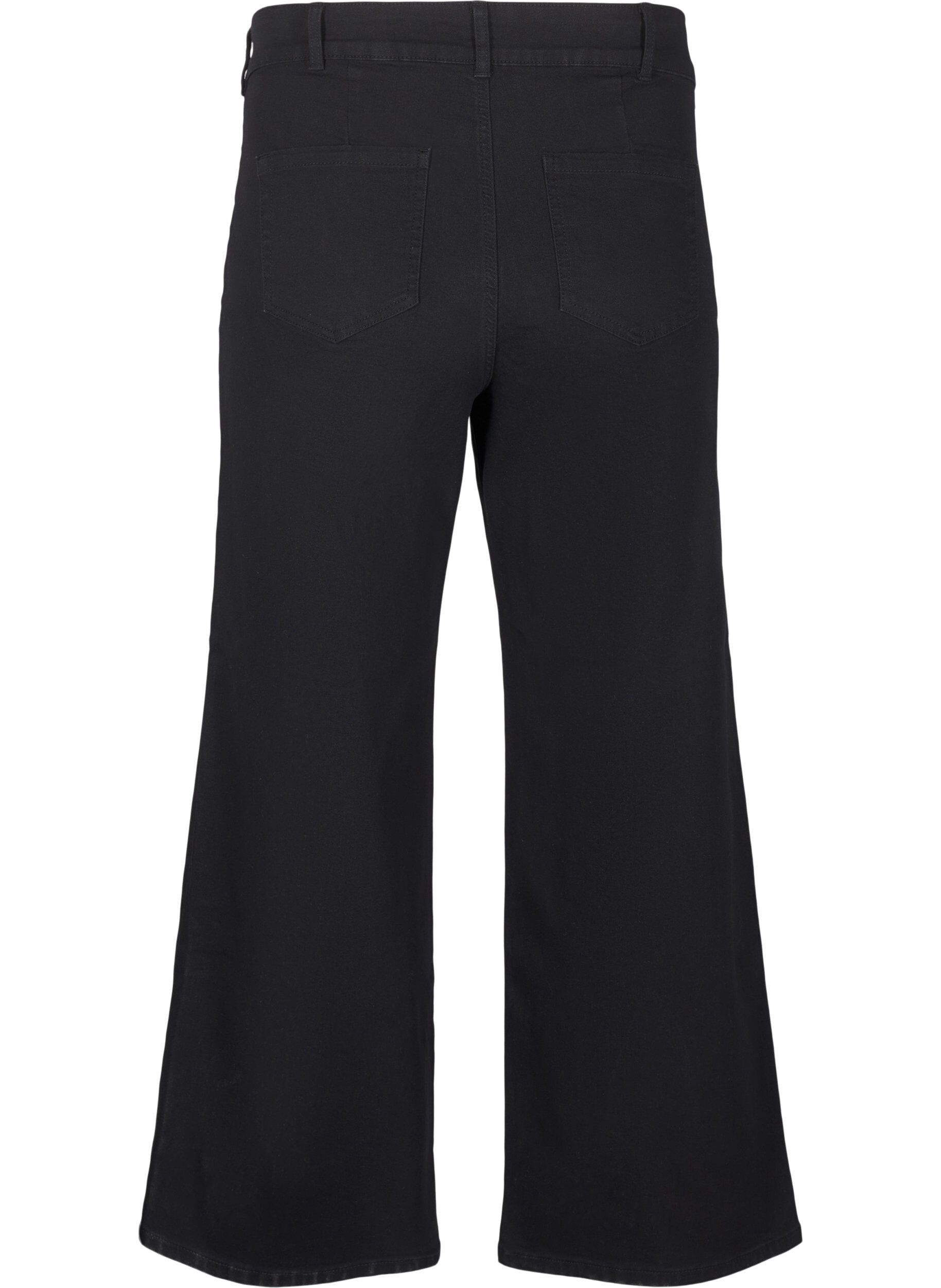 ZizziJeans met wijde pijpen, Zwart, Packshot image number 1