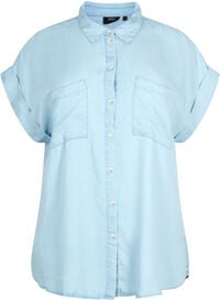 Overhemd met korte mouwen van lyocell (TENCEL™)
