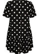 Jurk van viscose met coupenaad, Zwart, Packshot image number 1