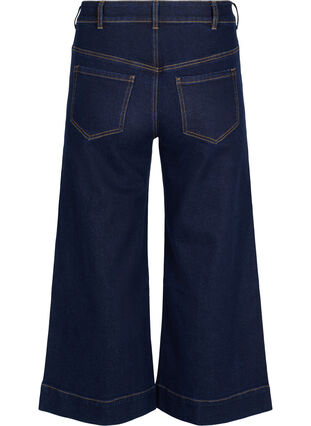 Cropped jeans met flare, Unwashed, Packshot image number 1