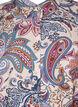 Viscose tuniek met 3/4-mouwen en paisley print, Sand Do. Paisley AOP, Packshot image number 2