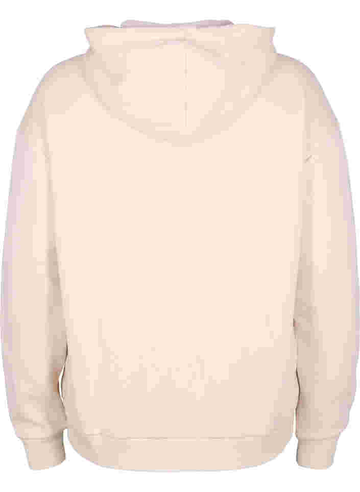 Sweatshirt met capuchon en zak, Lilac Ash, Packshot image number 1