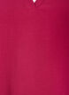 Blouse met smockmanchetten en V-hals, Rood, Packshot image number 2