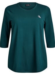 Training blouse met 3/4 mouwen, Groen