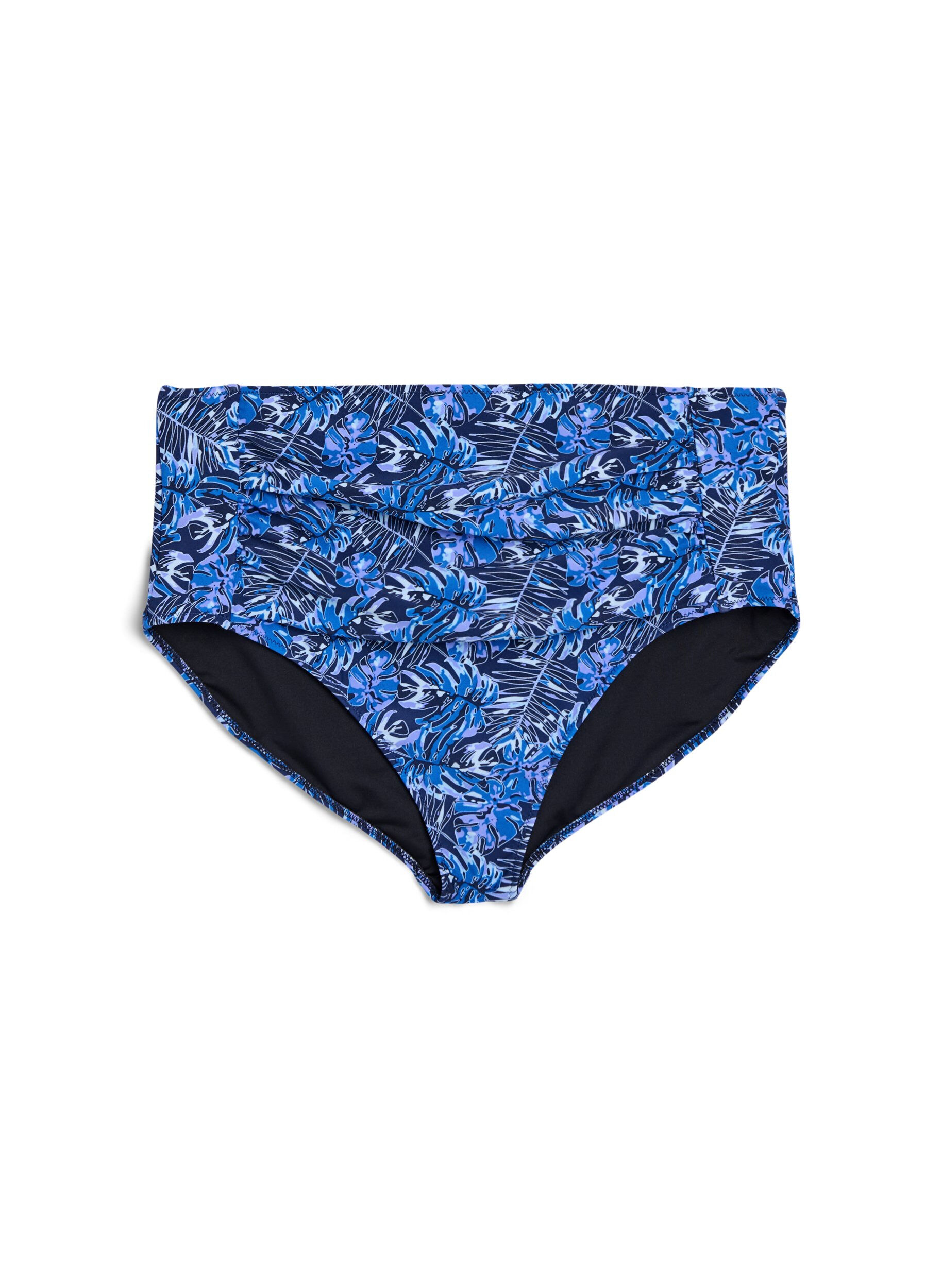 Hoge taille bikinibroekjes met patroon