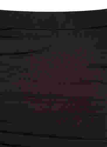 Rok met plooien en elastiek in de taille, Black, Packshot image number 2