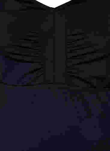 Badpak met draperieën, Black, Packshot image number 2