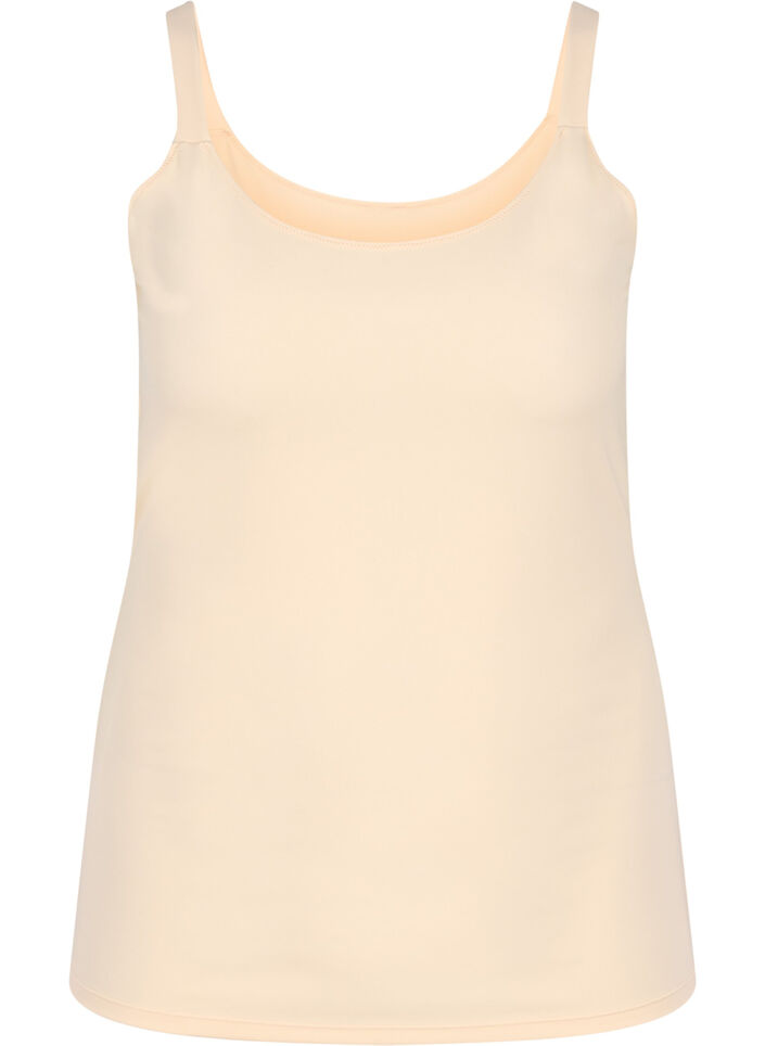 Lichte shapewear top met verstelbare bandjes, Nude, Packshot image number 0