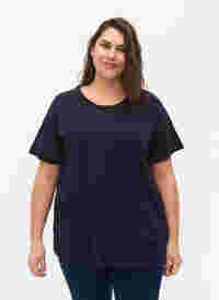 FLASH - 2-pack T-shirts met ronde hals, Navy Blazer/Black, Model