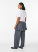 Straight-fit broek met rok, Grijs, Model image number 1