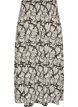 Viscose maxi-rok met smock, Zwart, Packshot image number 1