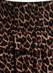 Maxi rok in viscose met smokwerk, Bruin, Packshot image number 2