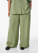Losse broek met elastische tailleband en zakken, Groen, Model image number 2