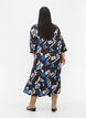 Jurken van viscose met print en 3/4 mouw, Zafia AOP, Model image number 1