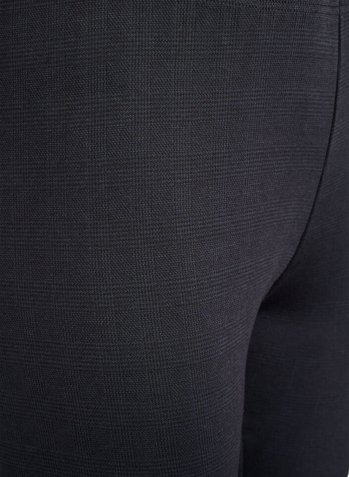 Leggings met normale taille en patroon, Zwart, Packshot image number 2