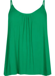 Strap top in viscose, Jolly Green
