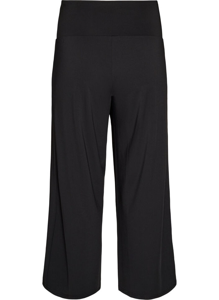 Wide fit trainingsbroek, Zwart, Packshot image number 1