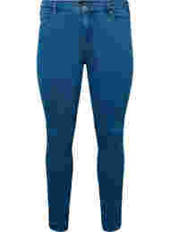 super slim fit Amy jeans met hoge taille, Mid Blue