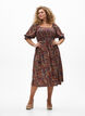 Zomerjurk in viscose met paisley print, Blauw, Model image number 1