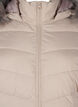 Kort pufferjack met capuchon, Beige, Packshot image number 2