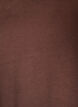 Basic t-shirt in effen kleur met katoen, Bruin, Packshot image number 2