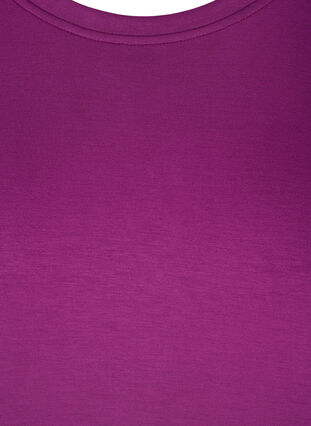 Sweatshirt met ronde hals en lange mouwen, Dark Purple, Packshot image number 2