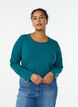 Basic jersey top met lange mouwen, Groen, Model image number 0