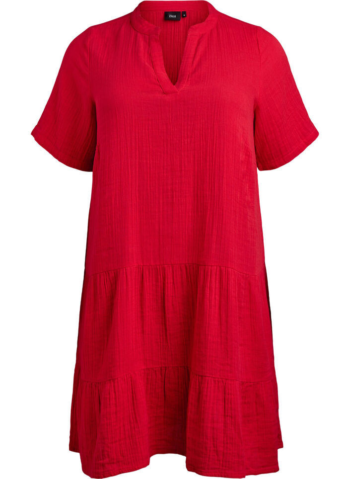 2-pack T-shirtjurk met korte mouwen - Bruin - Maat M