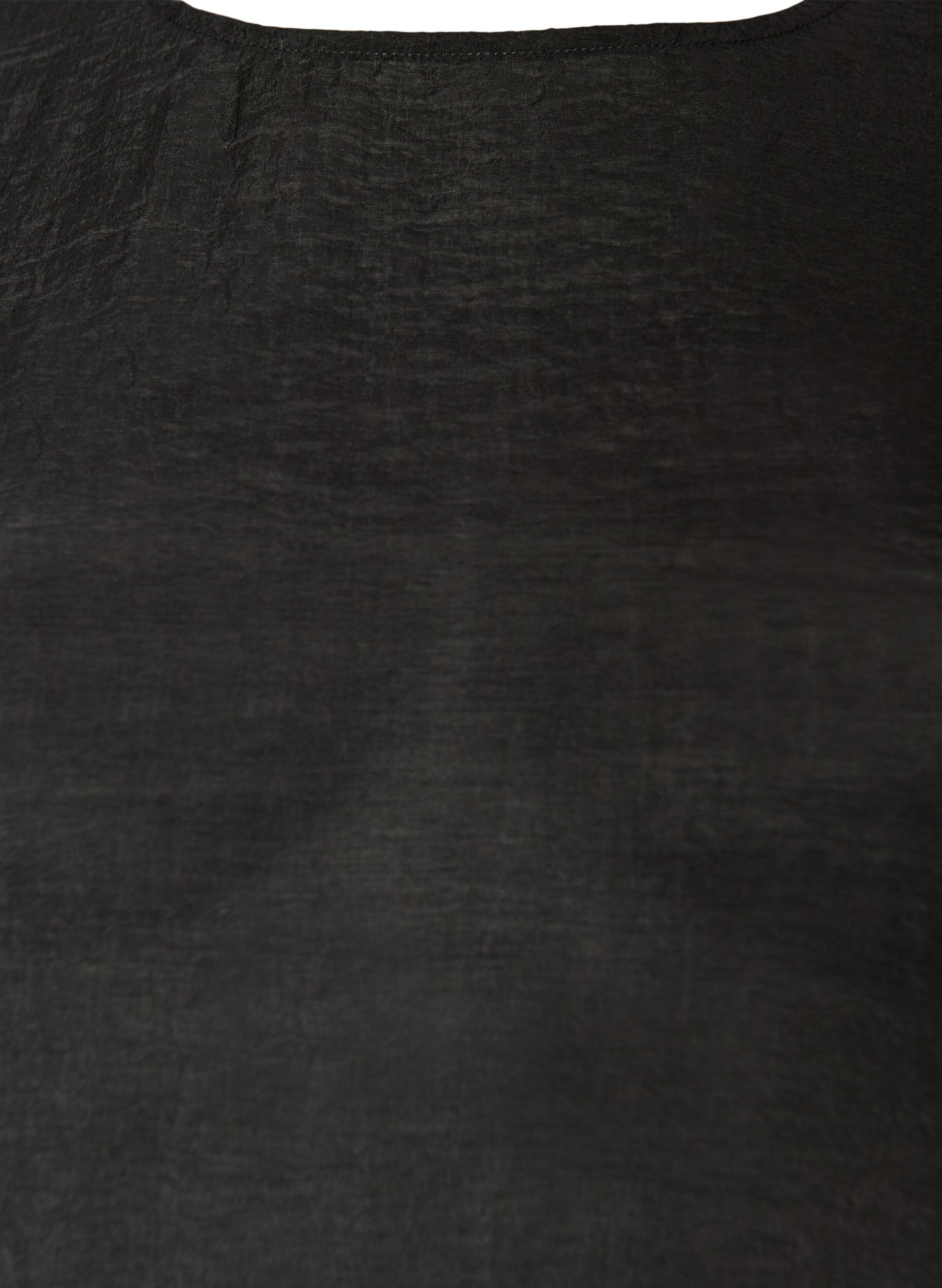 ZizziBlouse met ballonavorm en vleermuismouwen, Zwart, Packshot image number 2