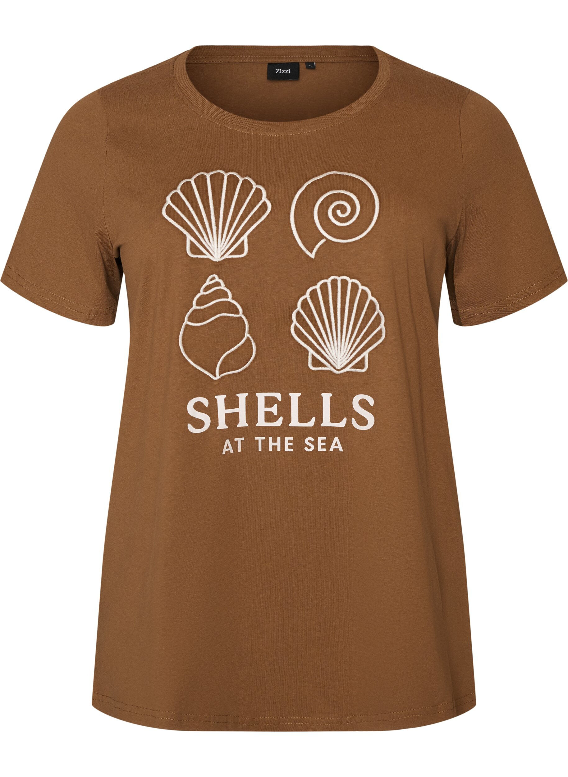 Katoenen T-shirt met print