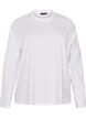 Basic T-shirt met lange mouwen, Wit, Packshot image number 0