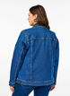 Denimjack met een klassieke snit, Blauw, Model image number 2