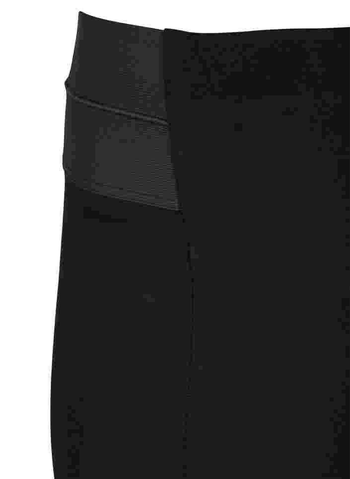 Nauwsluitende rok met elastiek in de taille, Black, Packshot image number 2