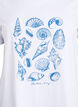 T-shirt met printdetail, Wit, Packshot image number 2